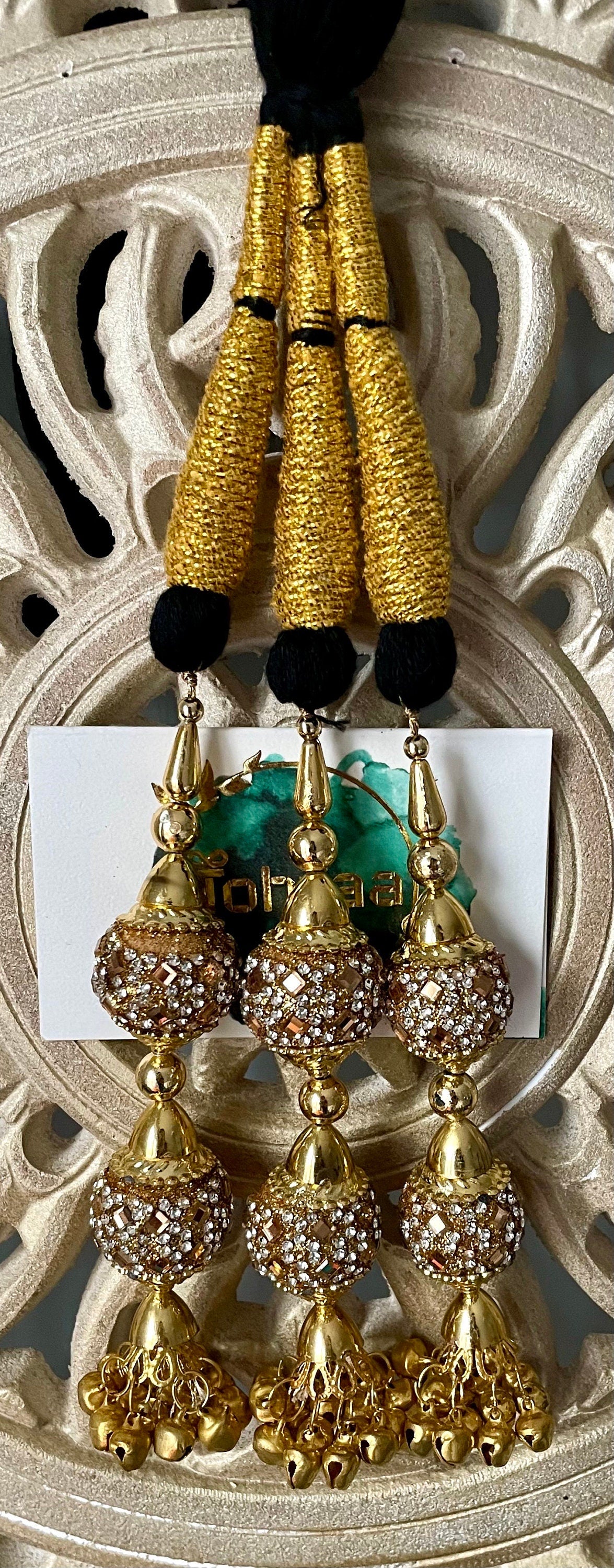 Ghungroo Paranda Prandi Paranday Latkans Punjabi Themed Weddings Patiala Sangeet Mehendi Maiyoon