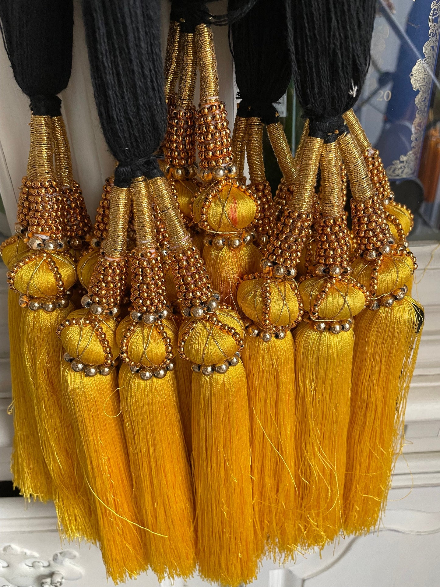 Colorful Paranda Hair Braid: Indian Wedding Accessory