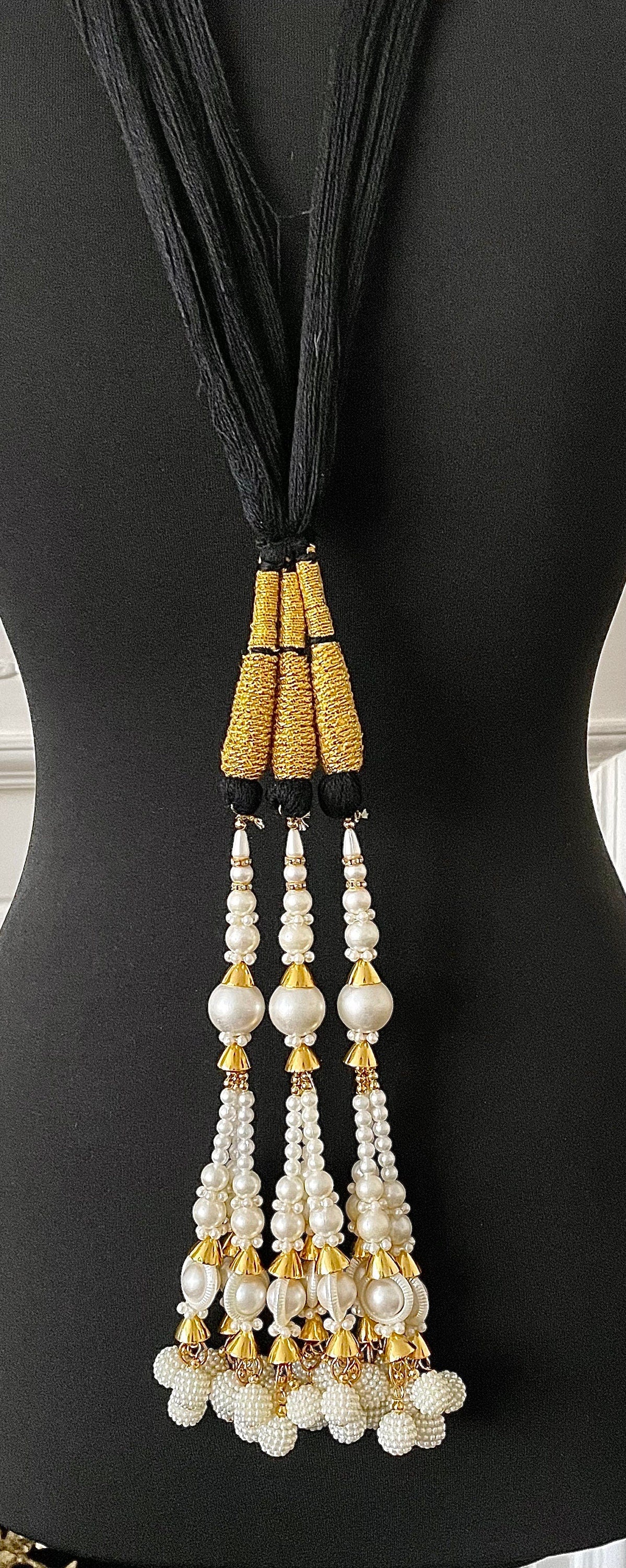 Pearl Paranda Prandi Paranday Latkans Punjabi Themed Weddings Patiala Sangeet Mehendi Maiyoon