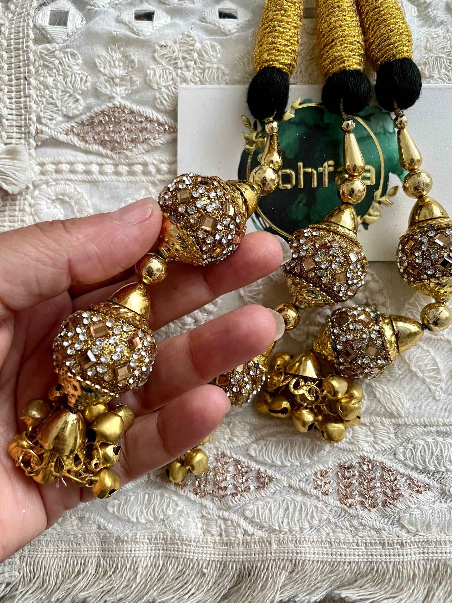 Ghungroo Paranda Prandi Paranday Latkans Punjabi Themed Weddings Patiala Sangeet Mehendi Maiyoon