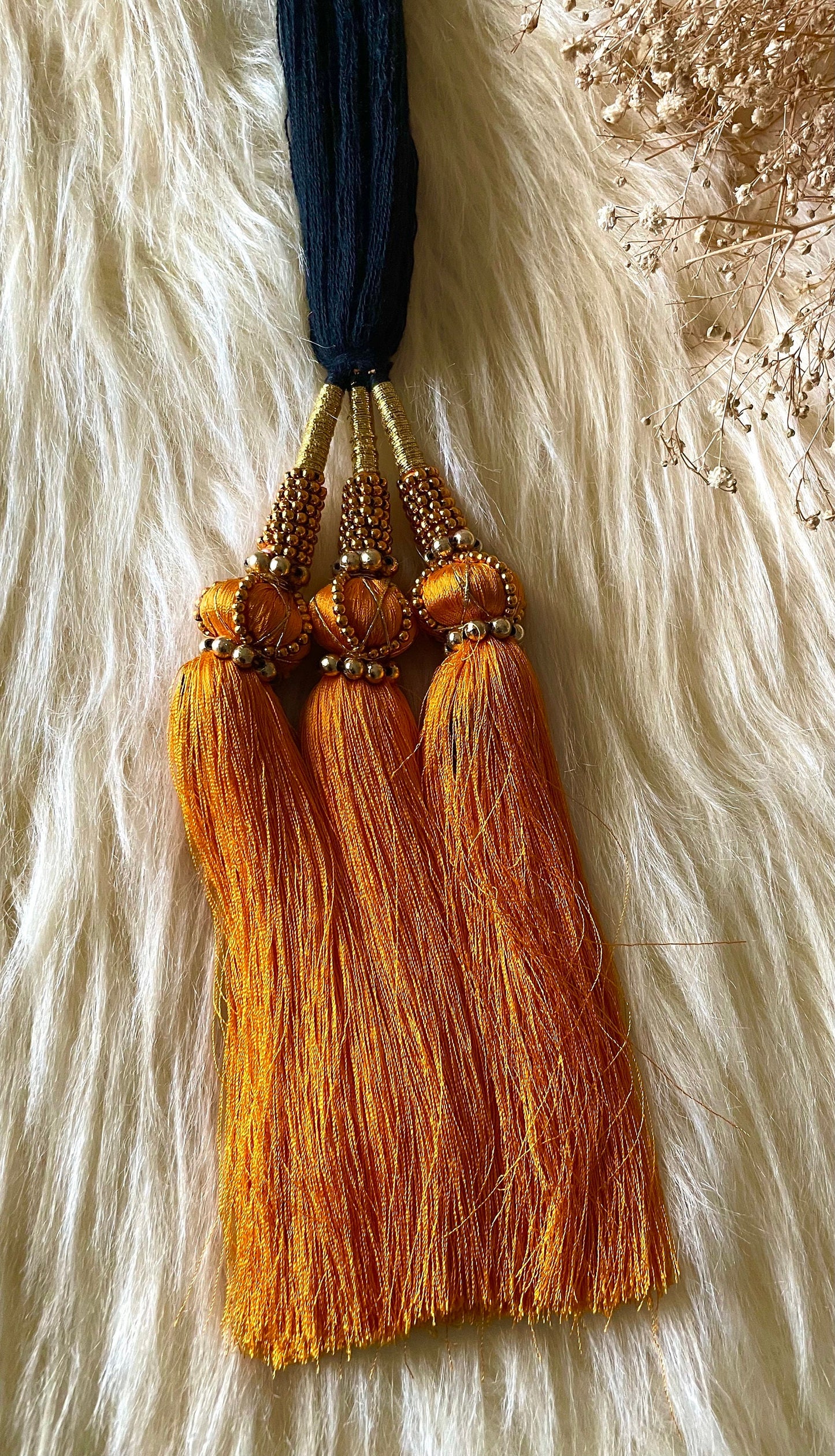 Colorful Paranda Hair Braid: Indian Wedding Accessory
