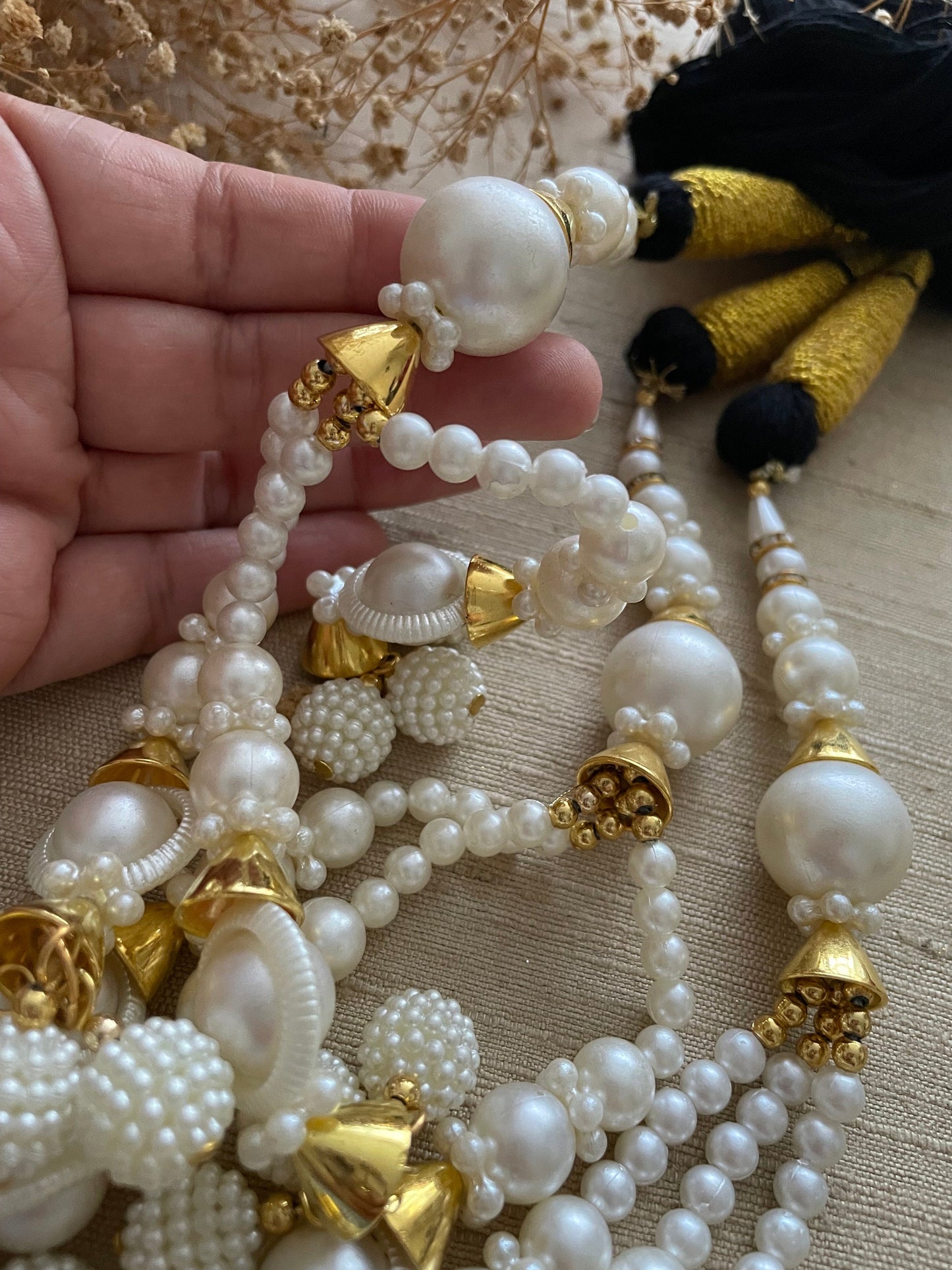 Pearl Paranda Prandi Paranday Latkans Punjabi Themed Weddings Patiala Sangeet Mehendi Maiyoon