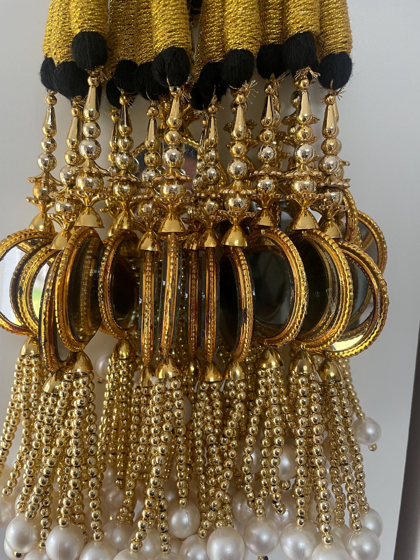 Mirror Paranda Prandi Paranday Latkans Punjabi Themed Weddings Patiala Sangeet Mehendi Maiyoon