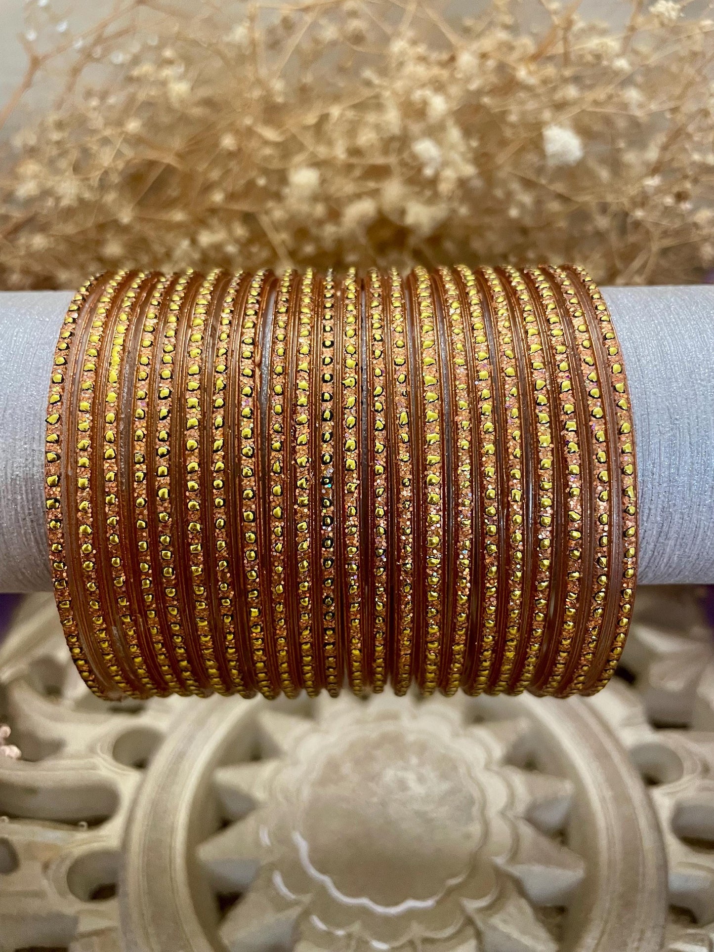 100 Glass Bangles or Set of 12 – Colorful Indian Stackable Bracelets – Traditional Bridal Jewelry – Bulk Ethnic Wrist Bangles for Women