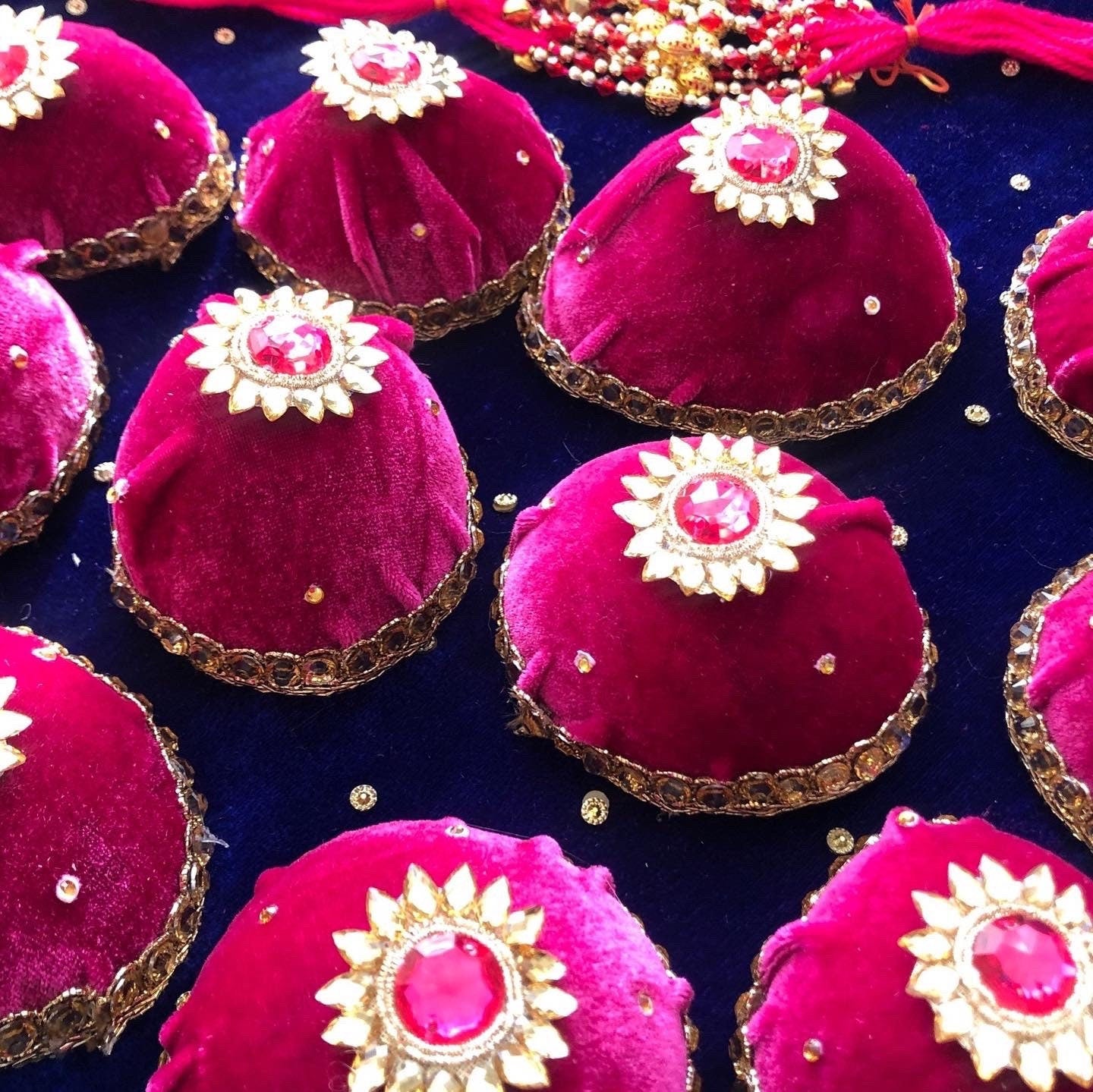 10 x Thuttis with extra decorations Coconut Halves Nariyal essential Sikh Wedding Ladies Milni South Indian Wedding Accessory Asian Weddings
