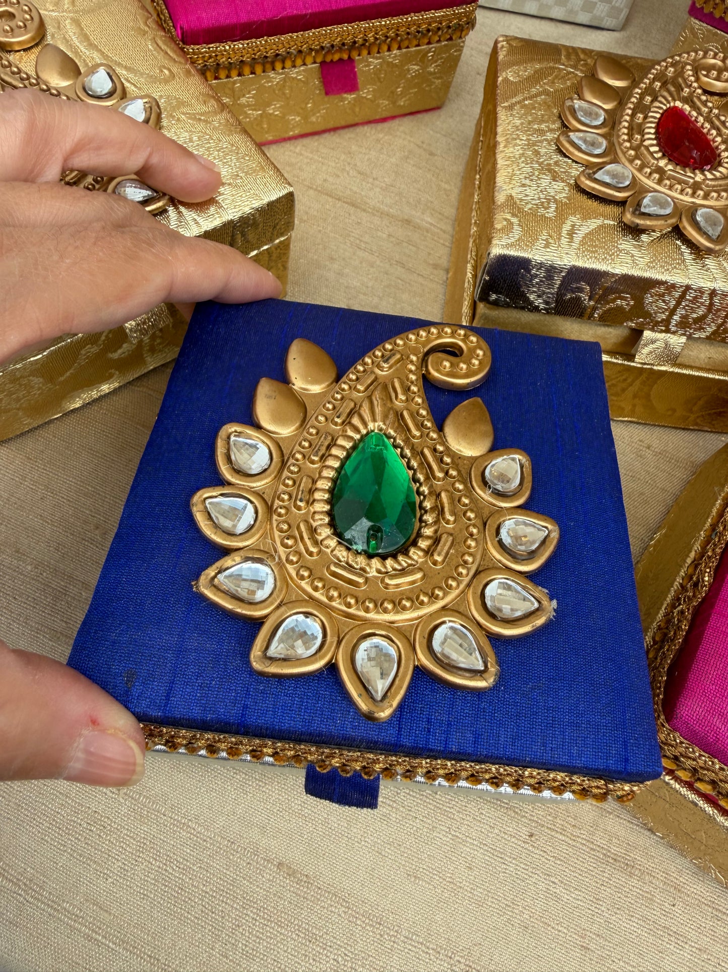 Rakhi Raksha Bandhan Rakhri Hamper Gift Box| Two Rakhis| Roli Tikka