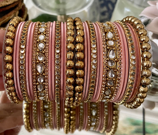 Beautiful Bangles Jewellery Bridal Bangle Stack Wedding| Pastel Colours| Kundan | Bangle-set| Fashion Jewellery