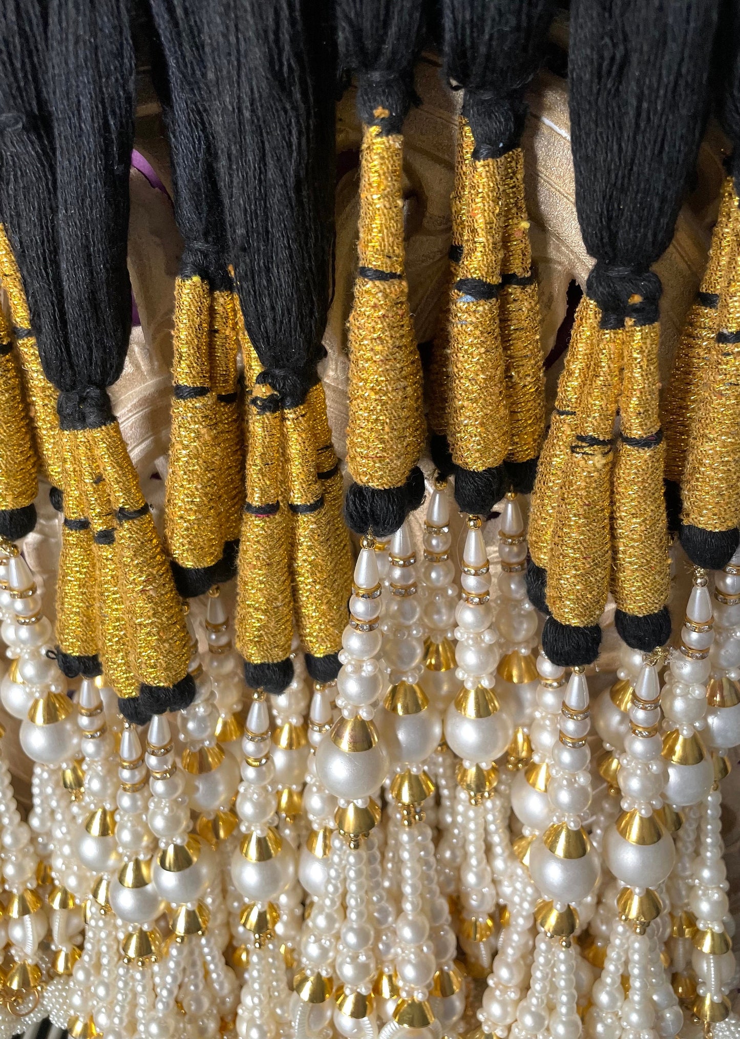 Pearl Paranda Prandi Paranday Latkans Punjabi Themed Weddings Patiala Sangeet Mehendi Maiyoon