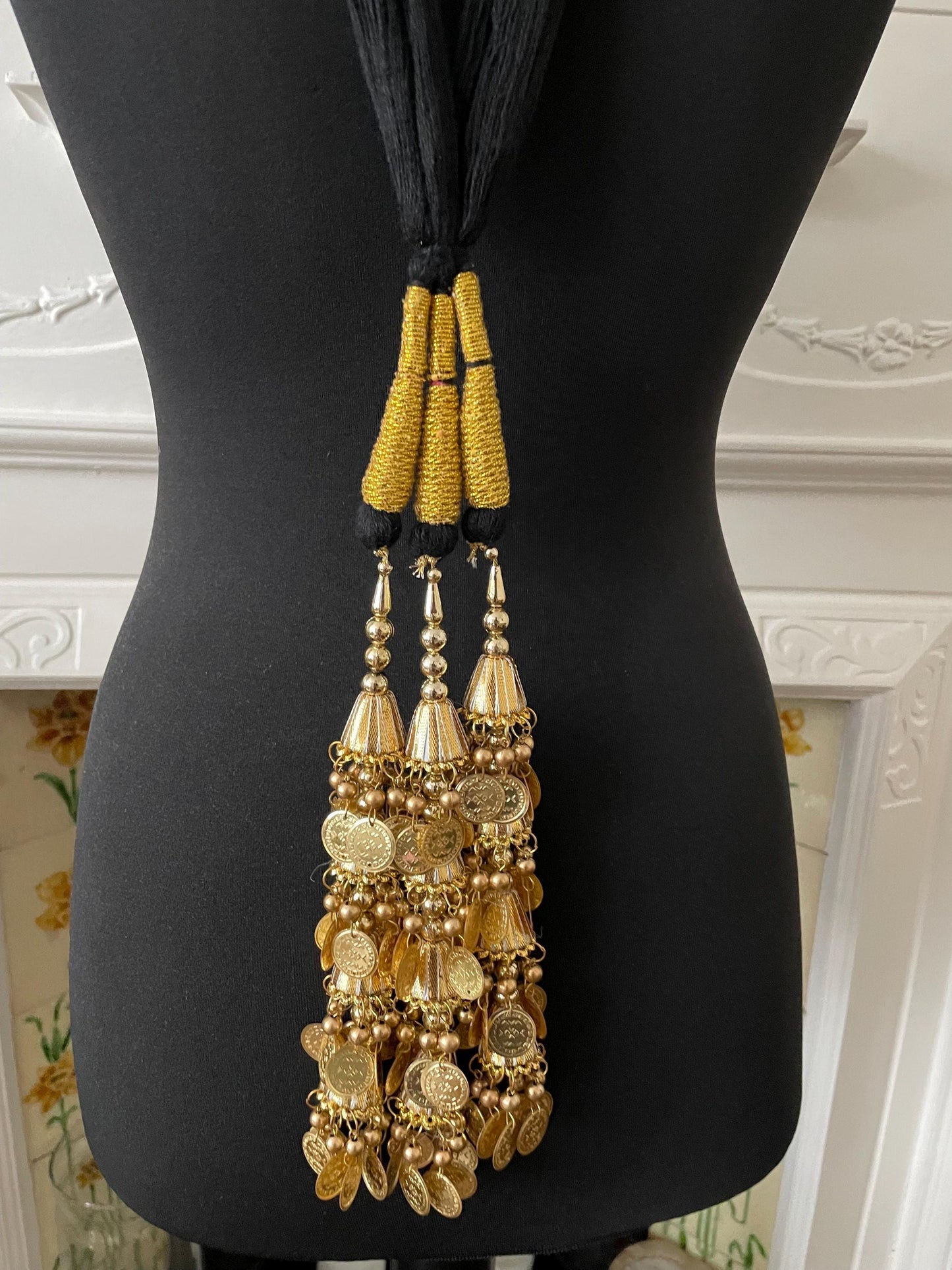 Ginni Paranda Gold Latkans Parandi Parandey Punjabi Themed Weddings Patiala Sangeet Mehendi Maiyoon