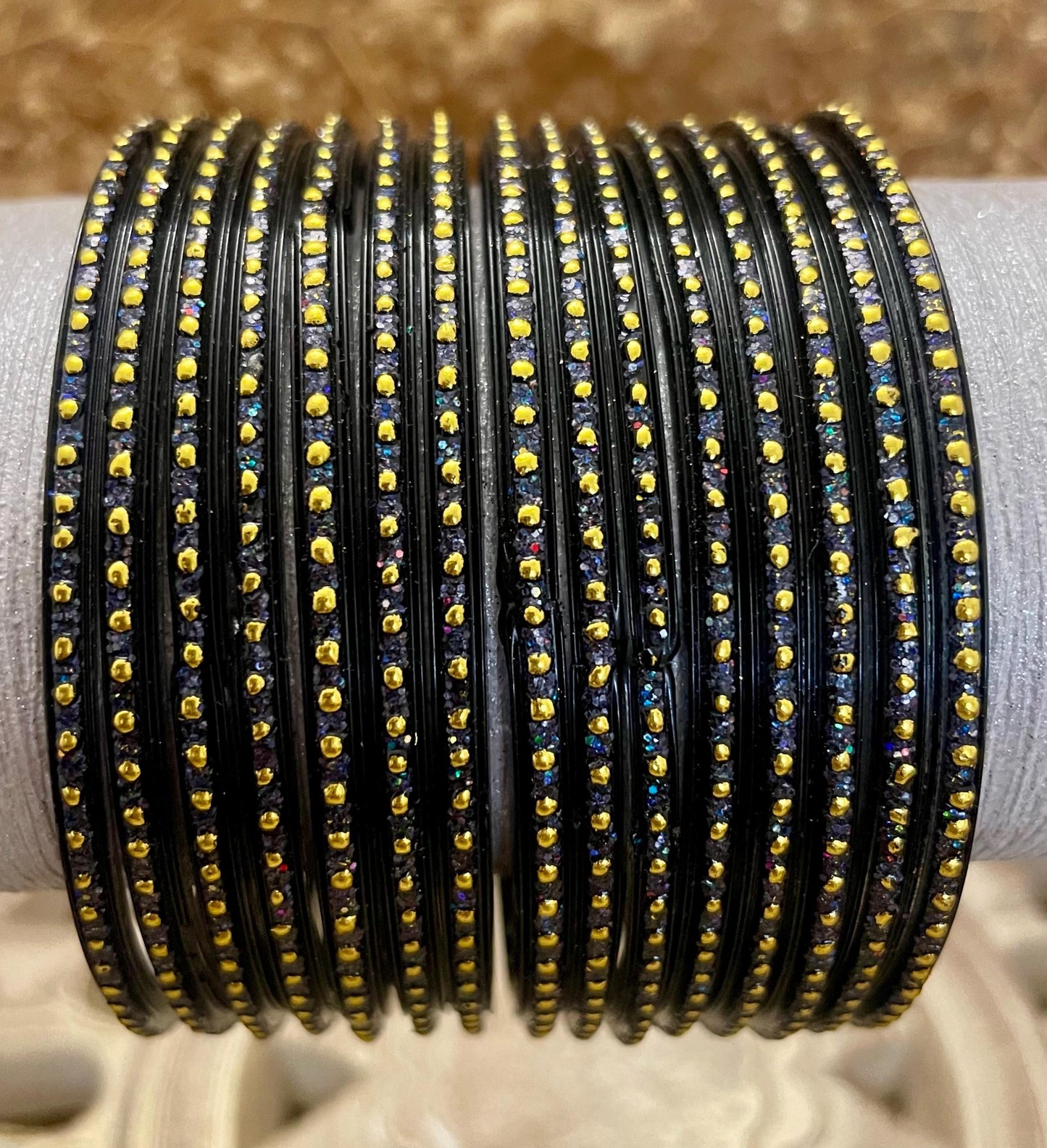 100 Glass Bangles or Set of 12 – Colorful Indian Stackable Bracelets – Traditional Bridal Jewelry – Bulk Ethnic Wrist Bangles for Women