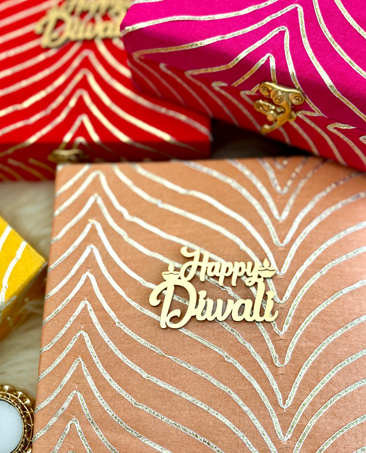 2x Pear Shaped Ghungroo Design Large Tea light Candle Holders Metal Mirrored and Diamantés Diyas | Diwali Decor | Navratri | Thaal Decoration