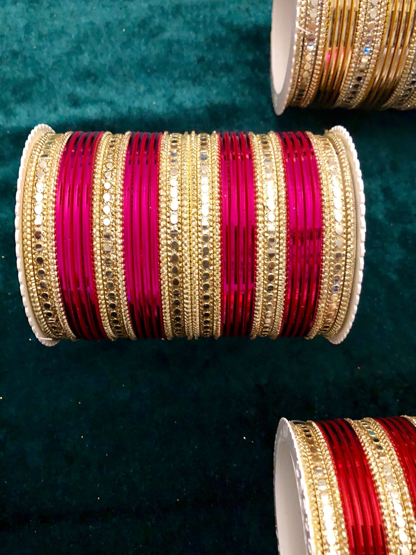 2.10 Indian Bangles Set |Jewellery Metal| Set For 2 Hands|Various Colours