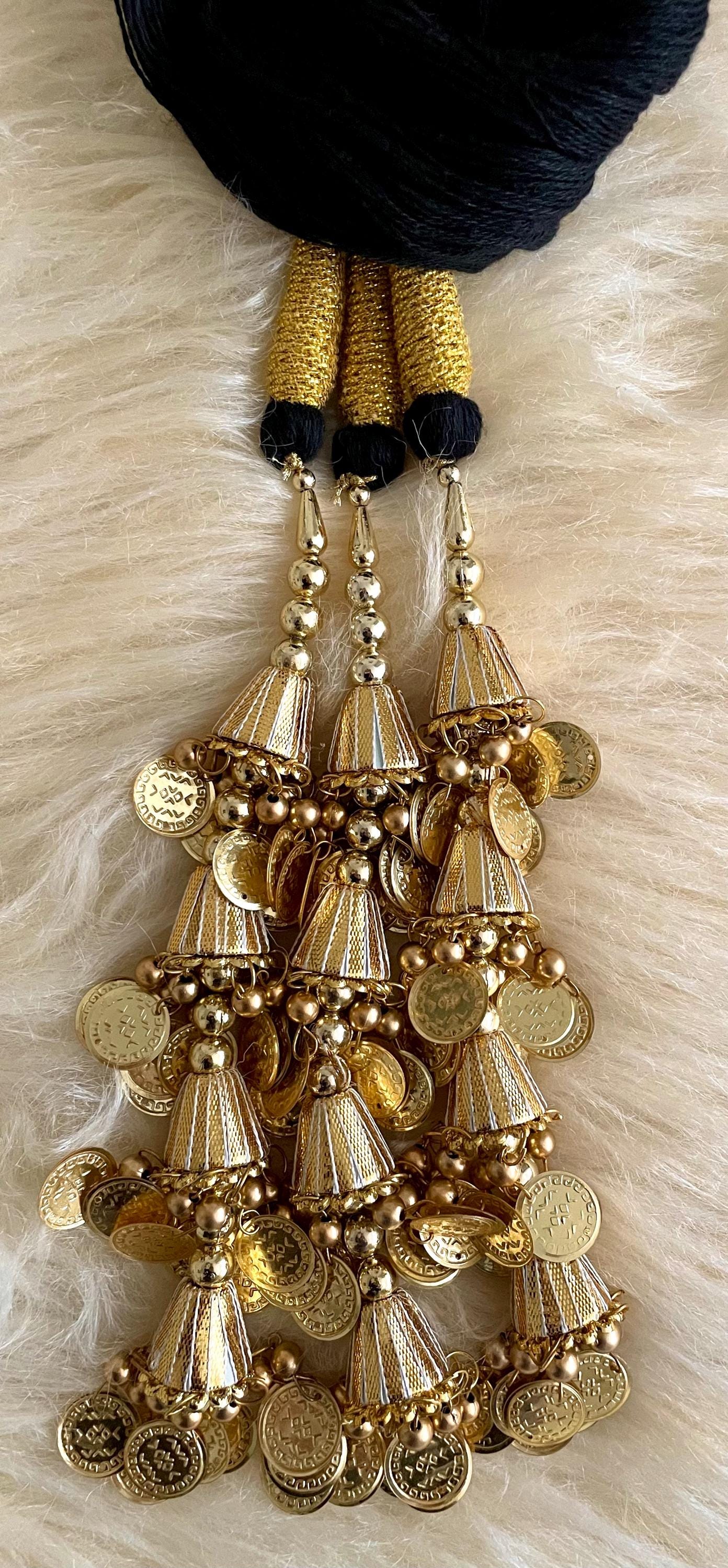 Ginni Paranda Gold Latkans Parandi Parandey Punjabi Themed Weddings Patiala Sangeet Mehendi Maiyoon