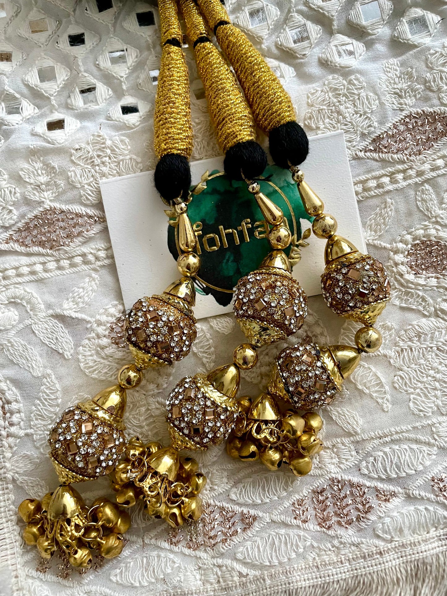 Ghungroo Paranda Prandi Paranday Latkans Punjabi Themed Weddings Patiala Sangeet Mehendi Maiyoon