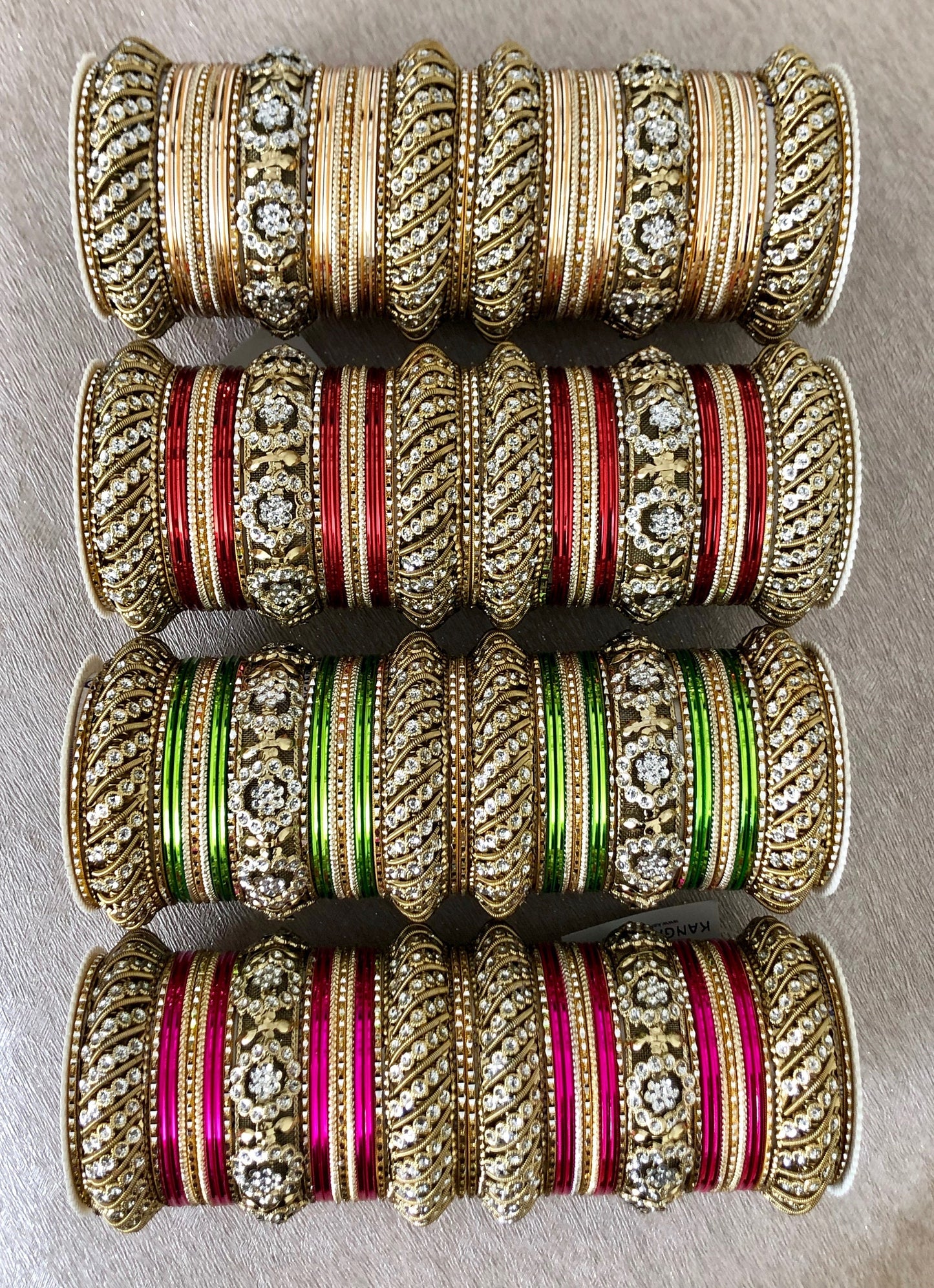 Indian Bangles Jewellery Full Bridal Long Set Rajwada Style Karwachauth Navratri Wedding Eid Bollywood Set for two Hands 46 Bangles