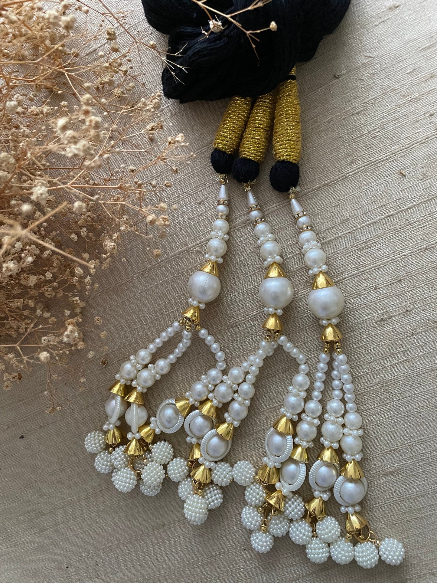 Pearl Paranda Prandi Paranday Latkans Punjabi Themed Weddings Patiala Sangeet Mehendi Maiyoon