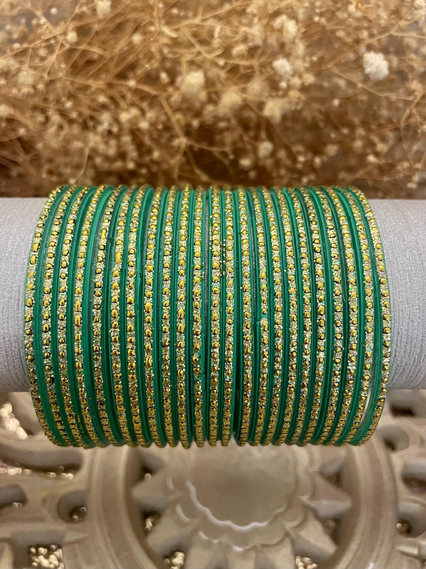 100 Glass Bangles or Set of 12 – Colorful Indian Stackable Bracelets – Traditional Bridal Jewelry – Bulk Ethnic Wrist Bangles for Women