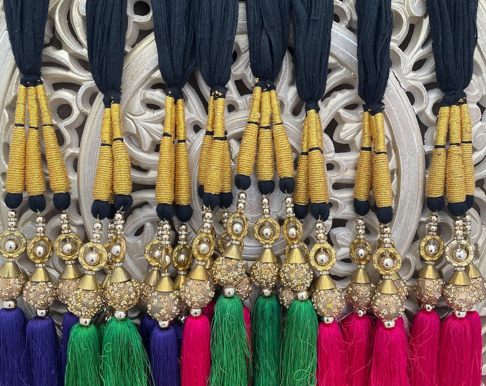 Punjabi Paranda Jago Maiyoon Parandi Mehendi Bridesmaid Hair Braid | Clearance